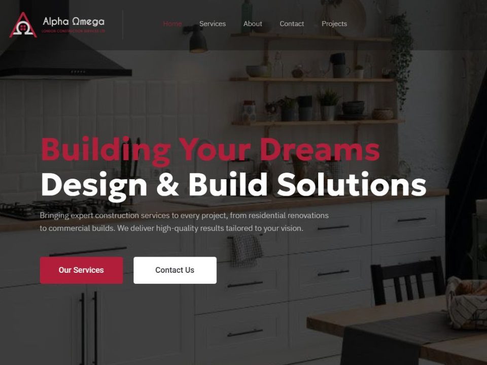 Alpha Omega LCS business website project by VorinVista