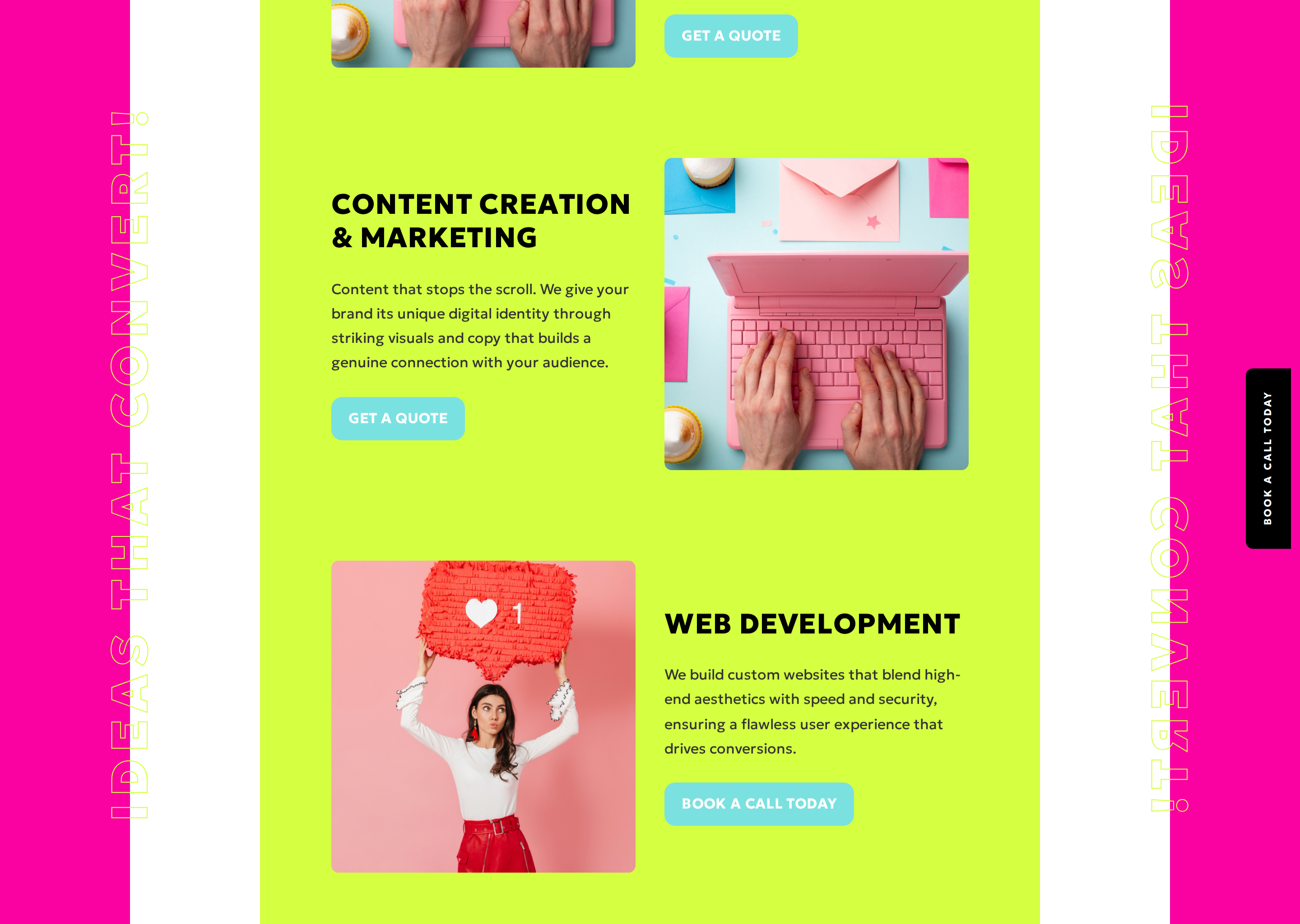 Ina Digi Way — Digital Studio Website gallery image