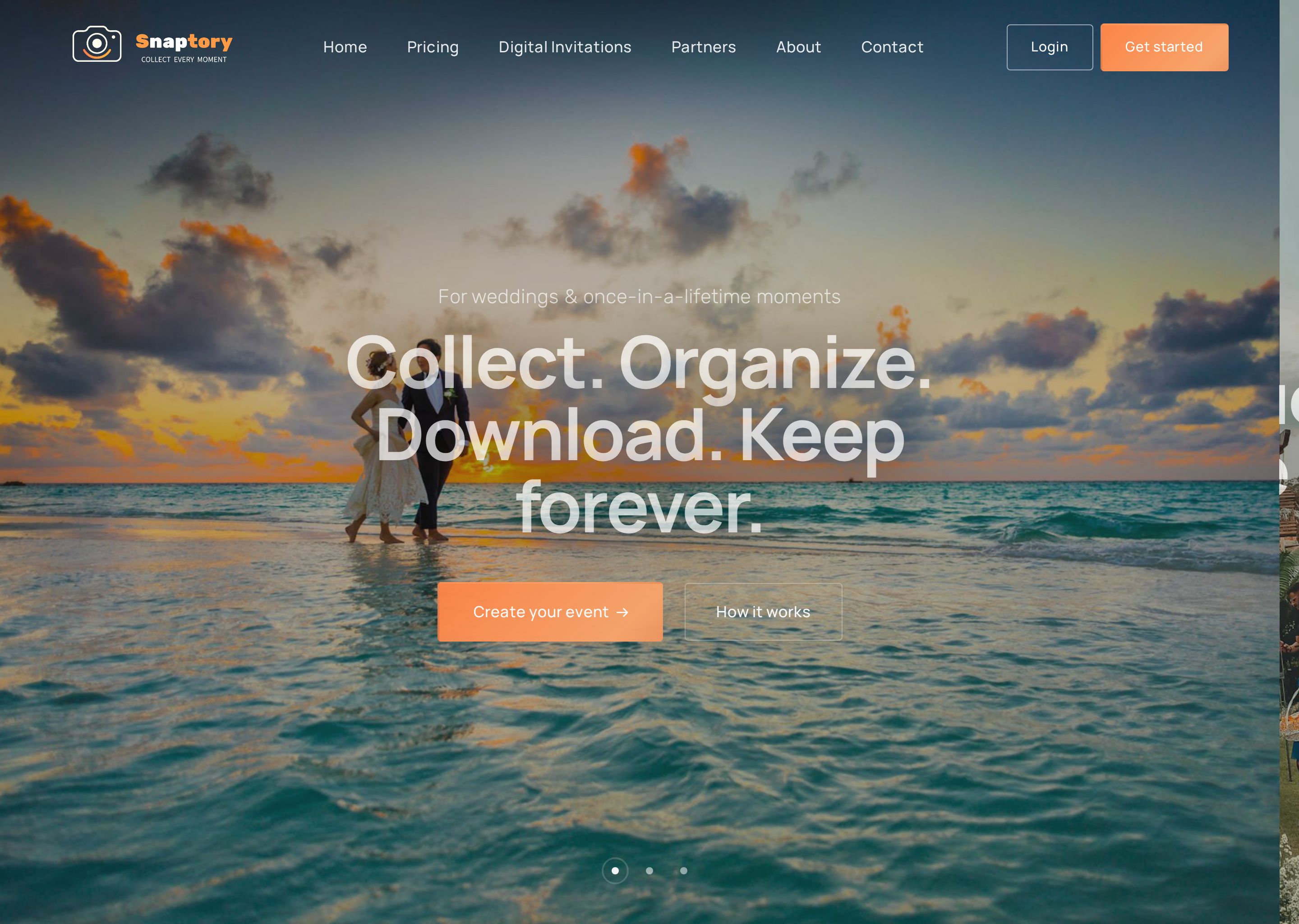 Snaptory Event Photo Sharing Platform