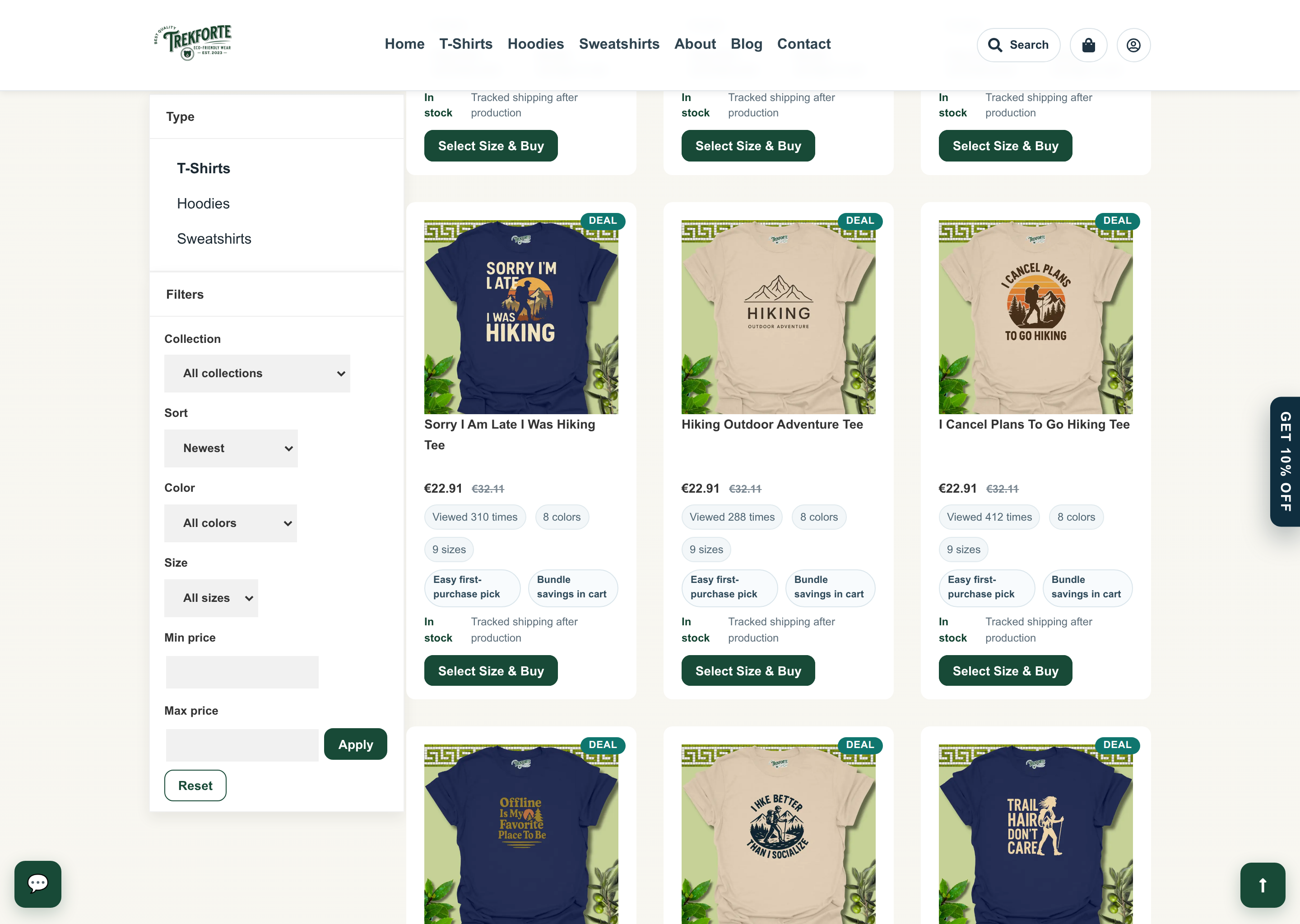 TrekForte E-commerce Store gallery image