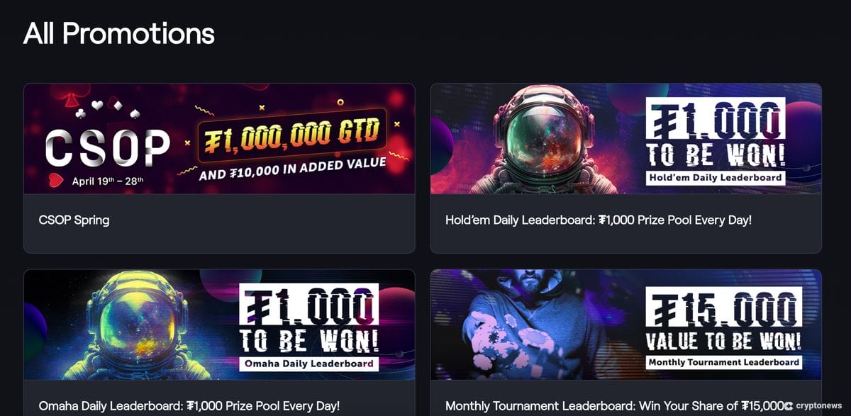 CoinPoker promotions