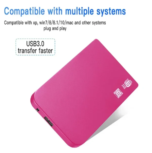 Portable SSD 1TB External Solid State Drive 2TB Mobile Hard Disk High-Speed Storage Device For Laptops/Desktop/Mac/Phone - Image 4